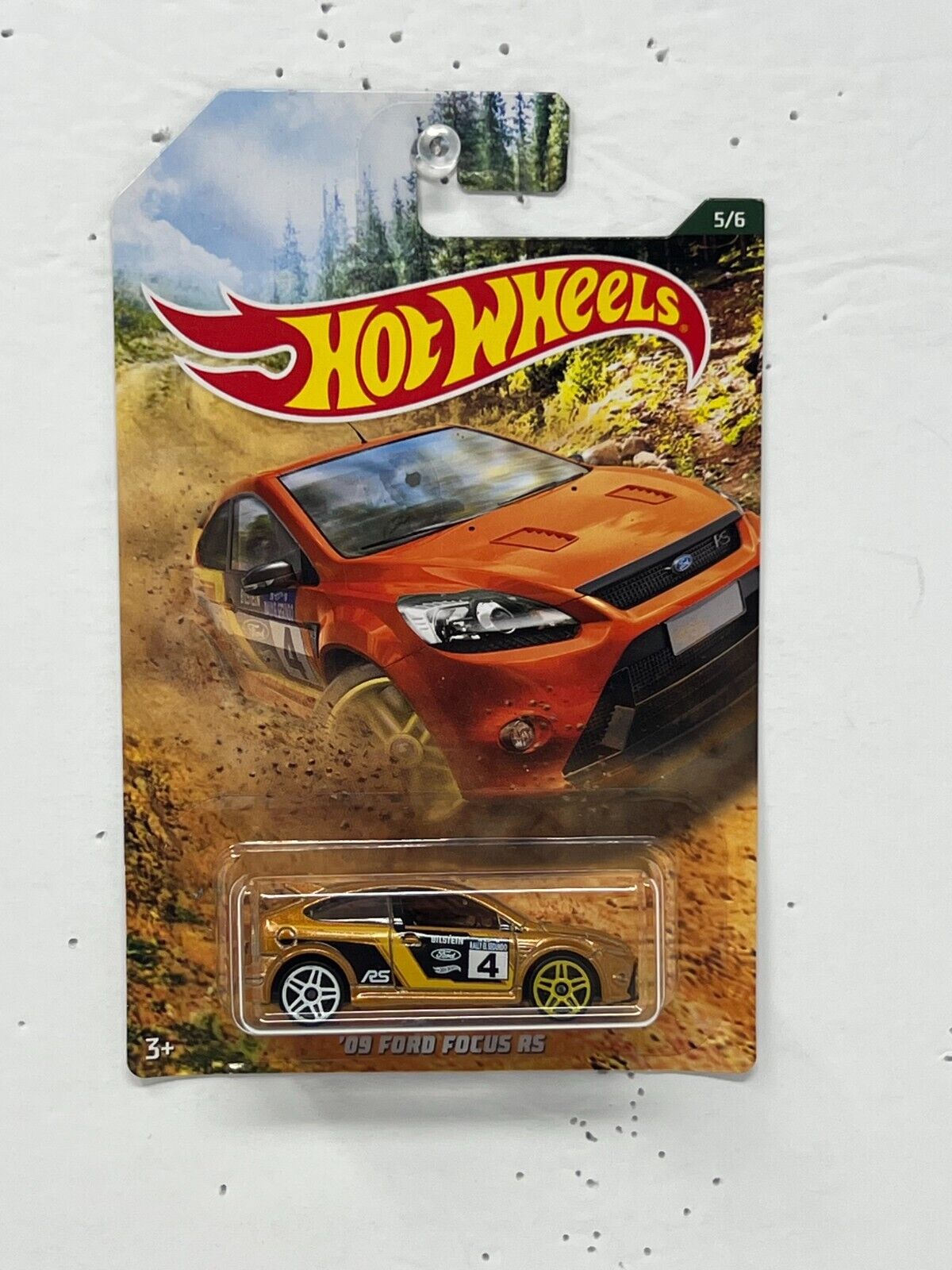 Hot Wheels Backroad Rally '09 Ford Focus RS Rally Car 1:64 Diecast