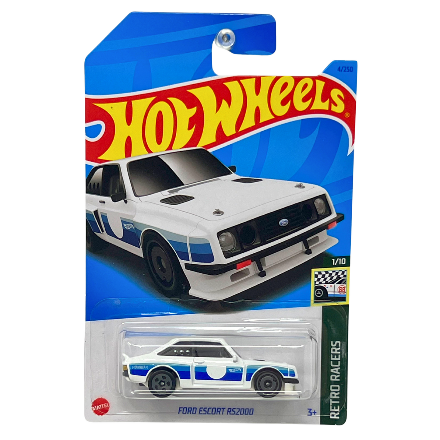 Hot Wheels Retro Racers Ford Escort RS2000 Rally Car 1:64 Diecast