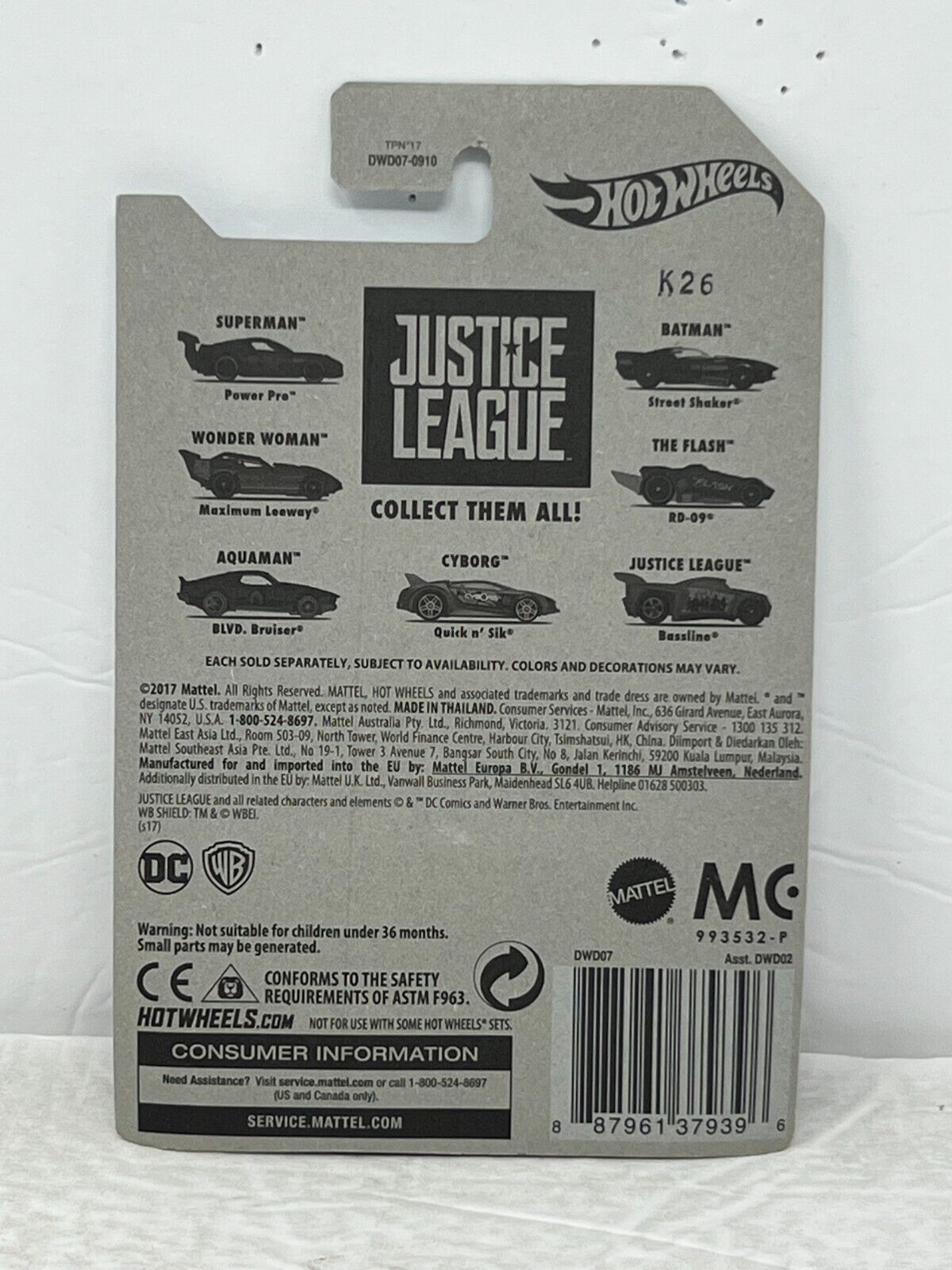 Hot Wheels DC Justice League Superman Power Pro 1:64 Diecast
