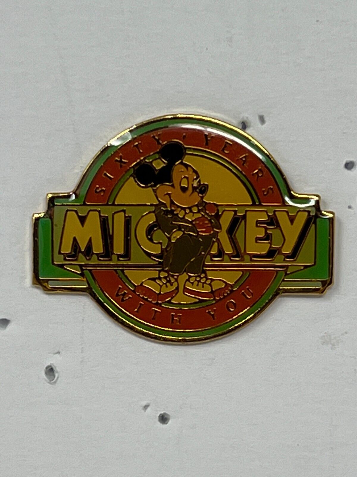 Mickey Mouse Sixty Years With You Disney Lapel Pin P2