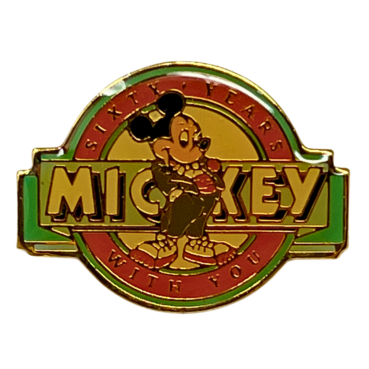 Mickey Mouse Sixty Years With You Disney Lapel Pin P2