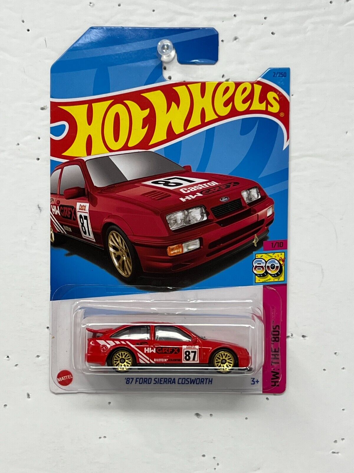 Hot Wheels HW The 80s '87 Ford Sierra Cosworth Rally Car 1:64 Diecast