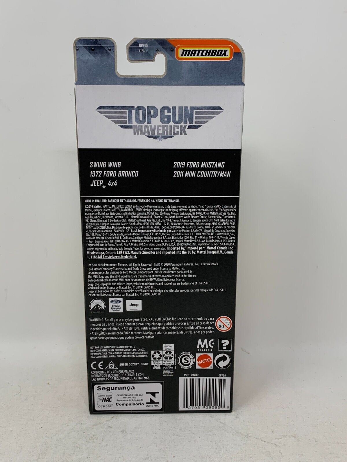 Matchbox 2019 Top Gun Maverick 5-Pack Diecast