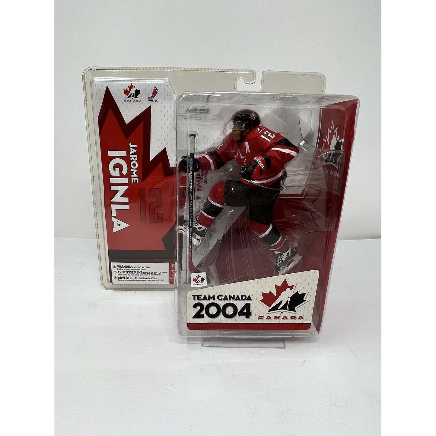 McFarlane NHL Jarome Iginla Team Canada 2004 Chase Red Jersey Figure