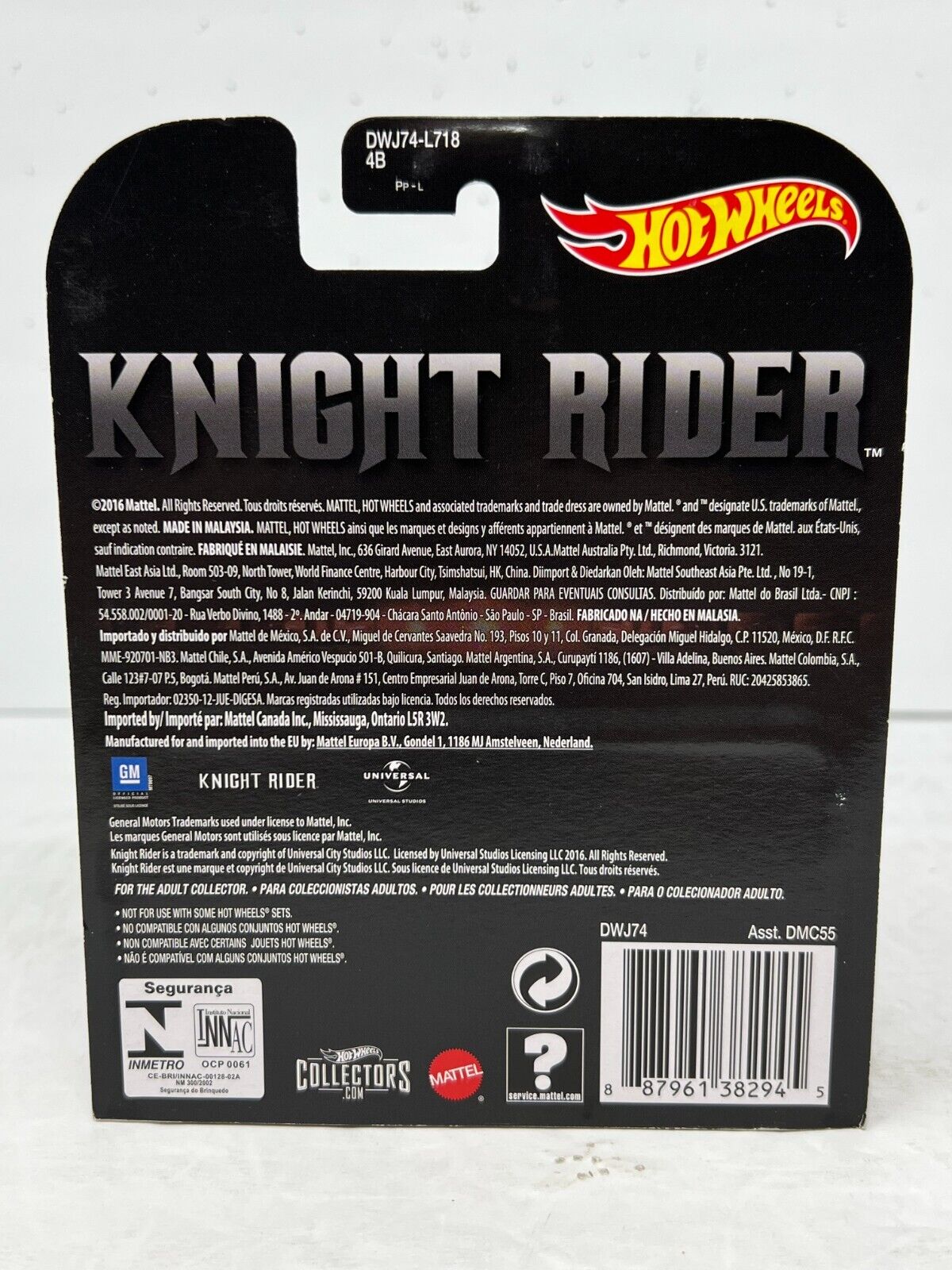 Hot Wheels Retro Entertainment Knight Rider K.I.T.T. POP Culture 1:64 Diecast