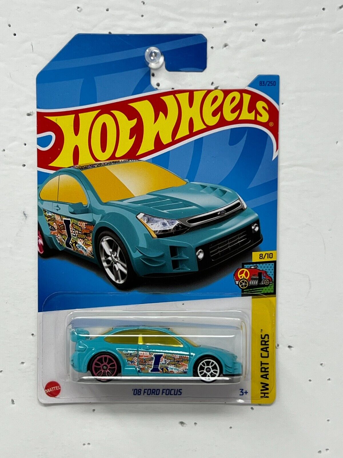 Hot Wheels HW Art Cars '08 Ford Focus Rally Car 1:64 Diecast