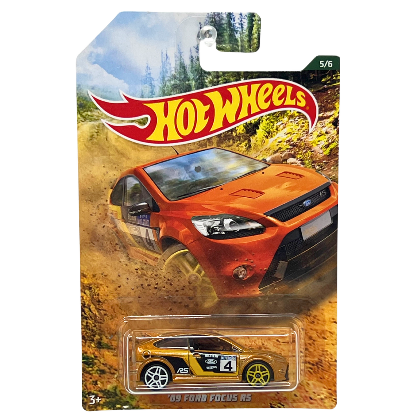 Hot Wheels Backroad Rally '09 Ford Focus RS Rally Car 1:64 Diecast