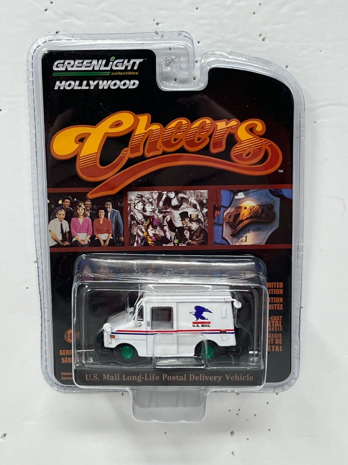 Greenlight Hollywood Cheers Postal Delivery Vehicle GREEN MACHINE 1:64 Diecast