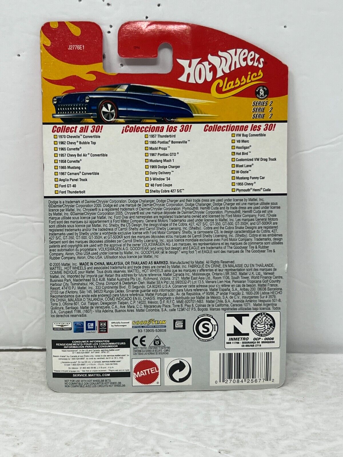 Hot Wheels Classics Series 2 Shelby Cobra 427 S/C Muscle Car 1:64 Diecast