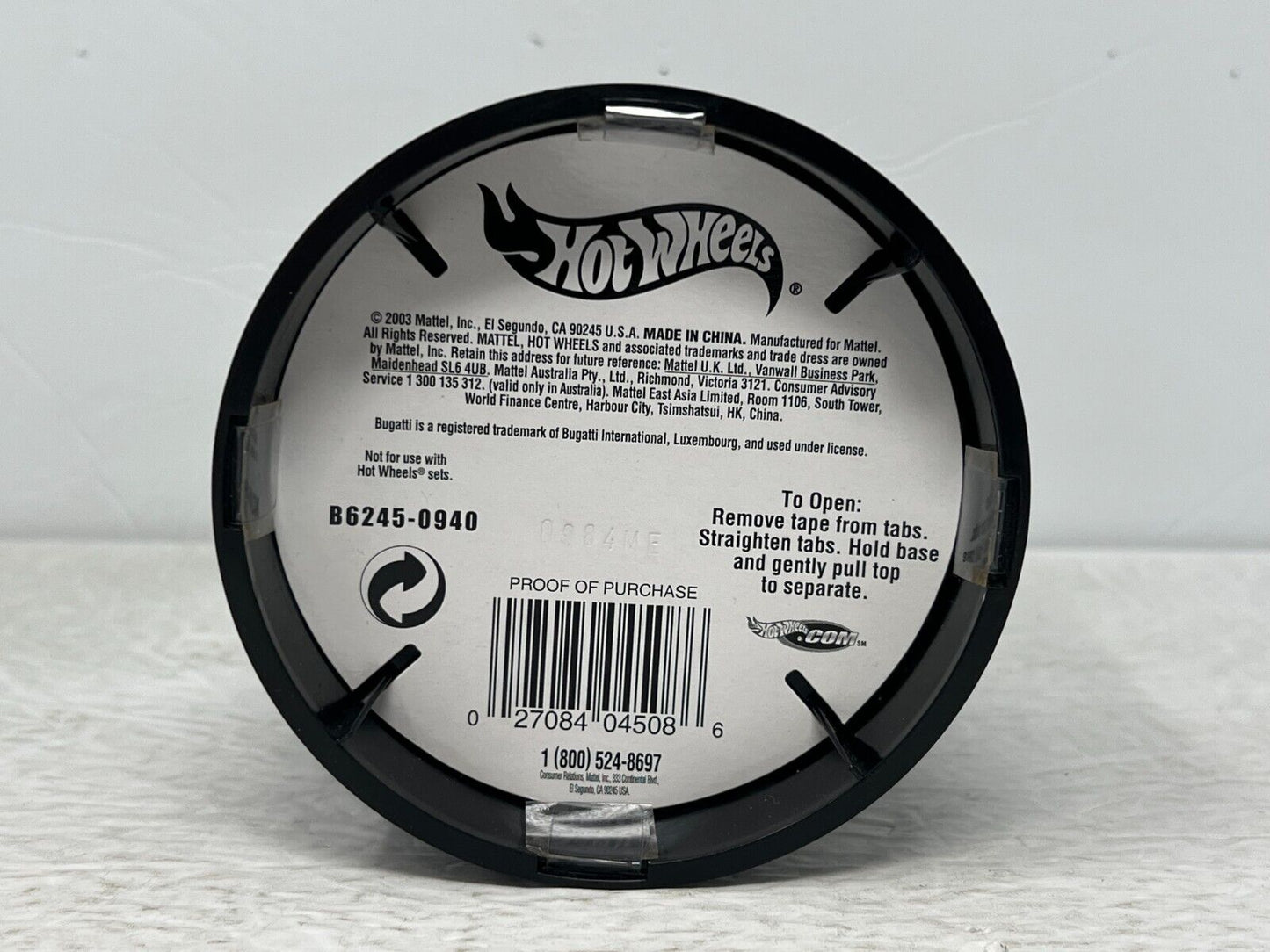 Hot Wheels Oil Can Type 57C Bugatti Cabriolet Drop Tops European Car 1:64 Diecast