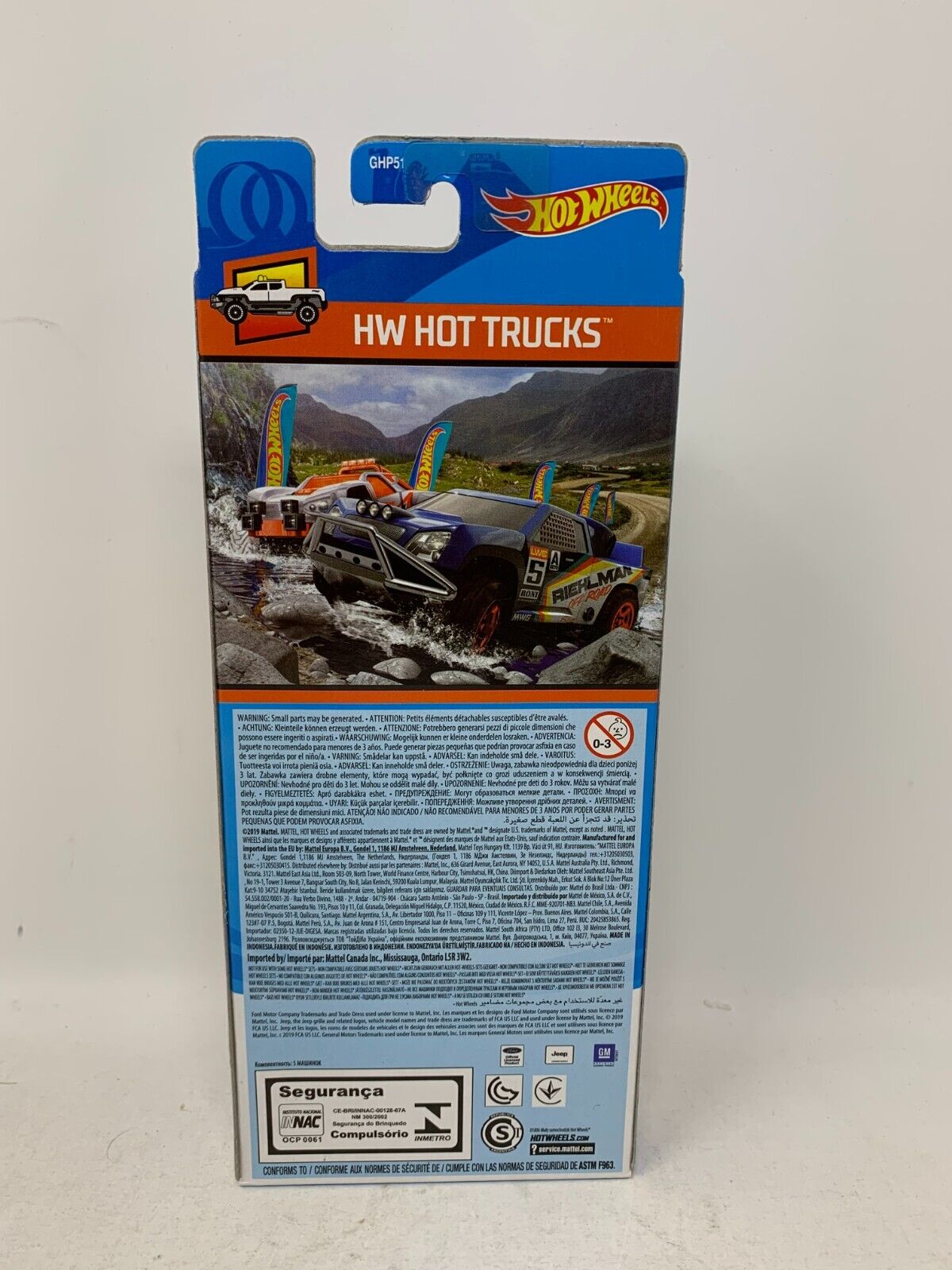 Hot Wheels 2019 HW Hot Trucks 5-Pack 1:64 Diecast Gift Pack