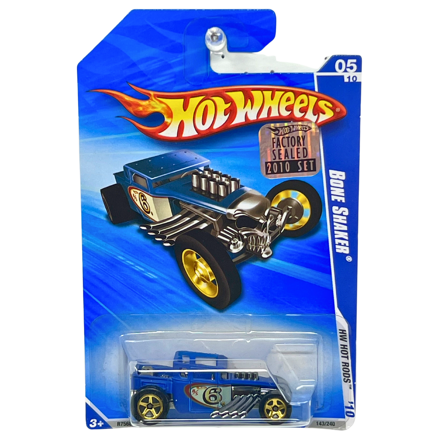 Hot Wheels HW Hot Rods Bone Shaker 1:64 Diecast 2010 Factory Sealed Set