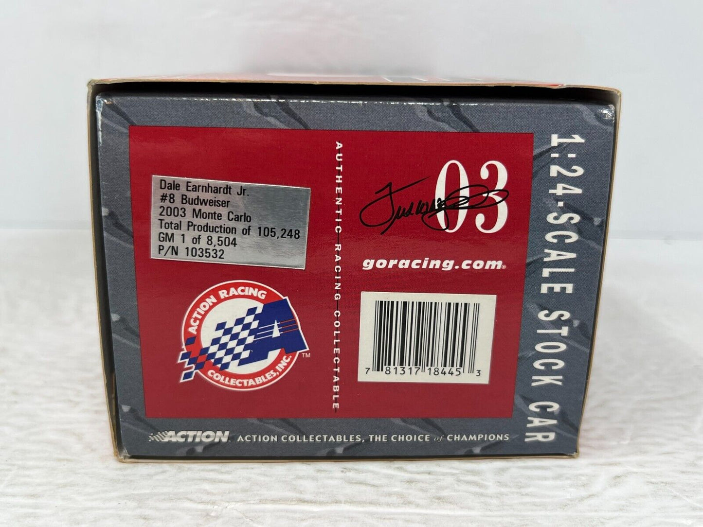 Action Nascar #8 Dale Earnhardt Jr. Budweiser 2003 Monte Carlo 1:24 Diecast