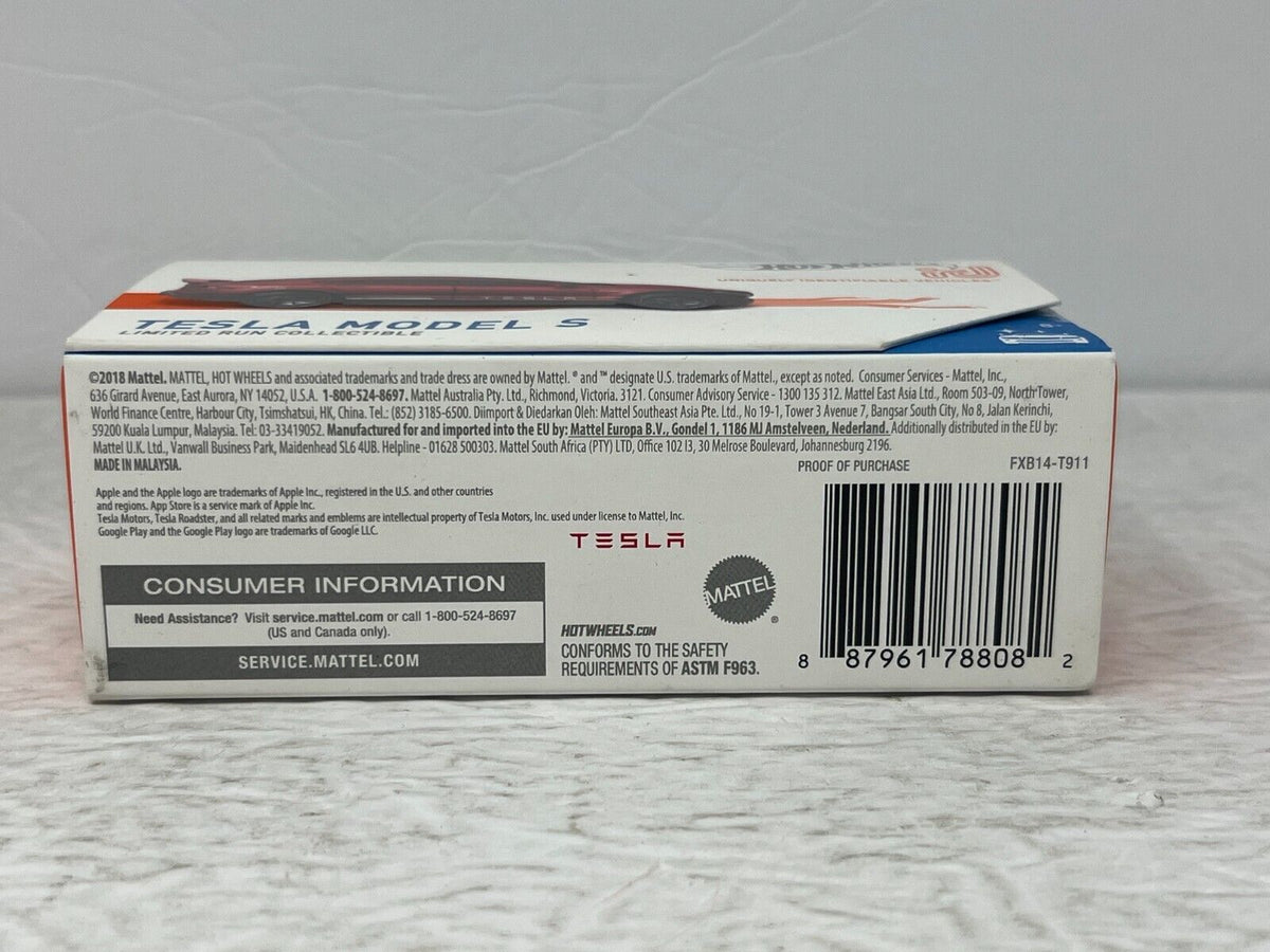 Hot Wheels id Factory Fresh Tesla Model S 1:64 Diecast
