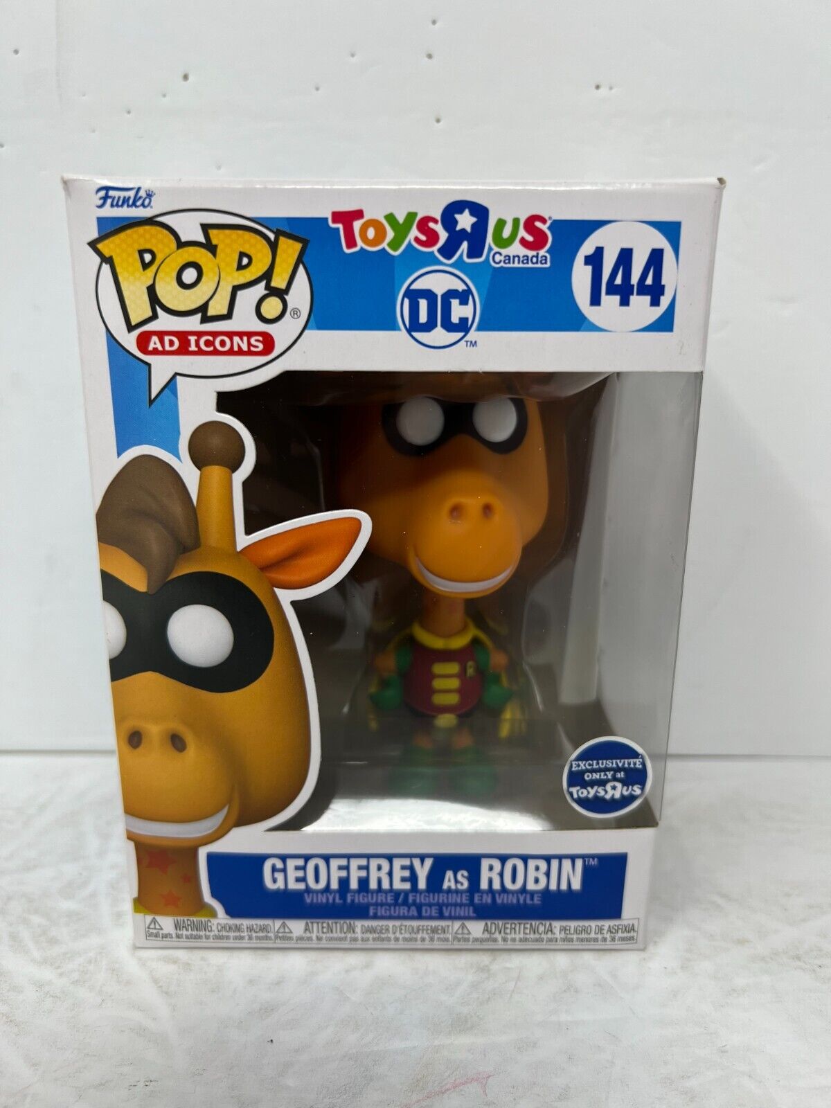 Funko Pop! AD Icons Toys R Us DC #144 Geoffrey as Robin Vinyl Figure