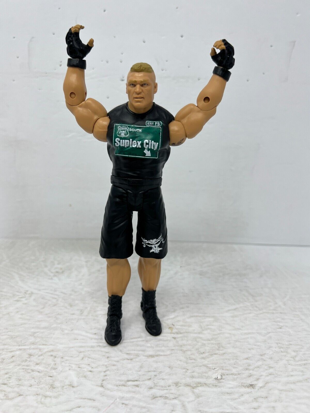 WWE Brock Lesnar Basic Network Spotlight Suplex City Wrestling Action Figure Mattel Toys