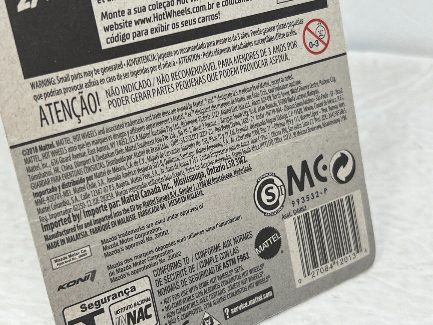 Hot Wheels Then and Now 2015 Mazda MX-5 Miata JDM 1:64 Diecast