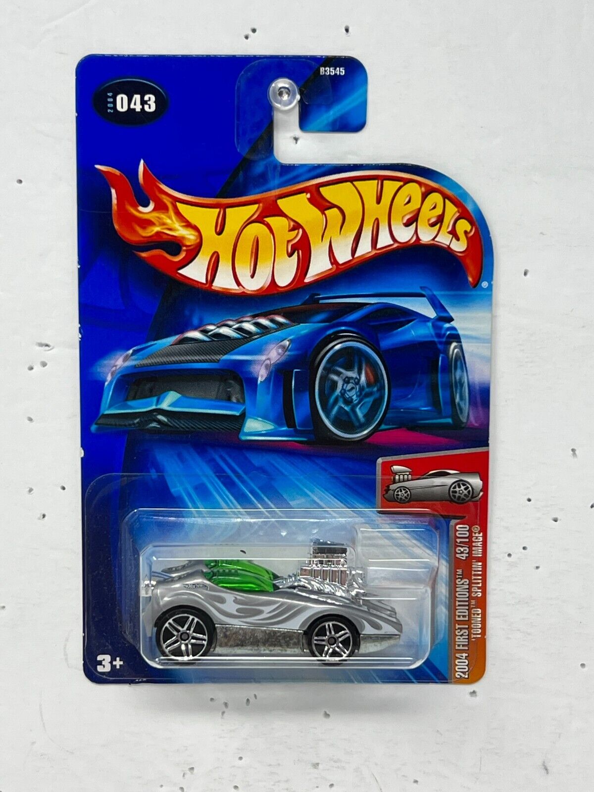 Hot Wheels 2004 First Editions Zamac 'Tooned Splittin' Image Fantasy Cars 1:64 Diecast V2