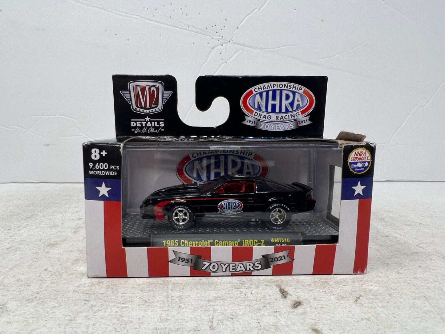 M2 Machines NHRA Drag Racing 1985 Chevrolet Camaro Iroc-Z 1:64 Diecast
