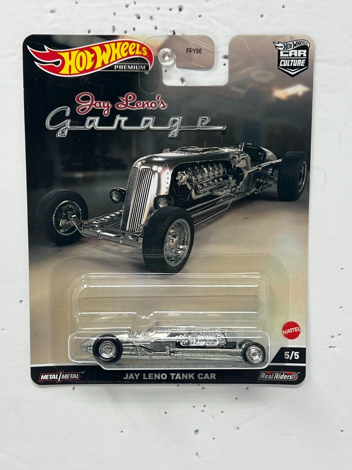 Hot Wheels Premium Jay Leno's Garage Jay Leno Tank Car 1:64 Diecast