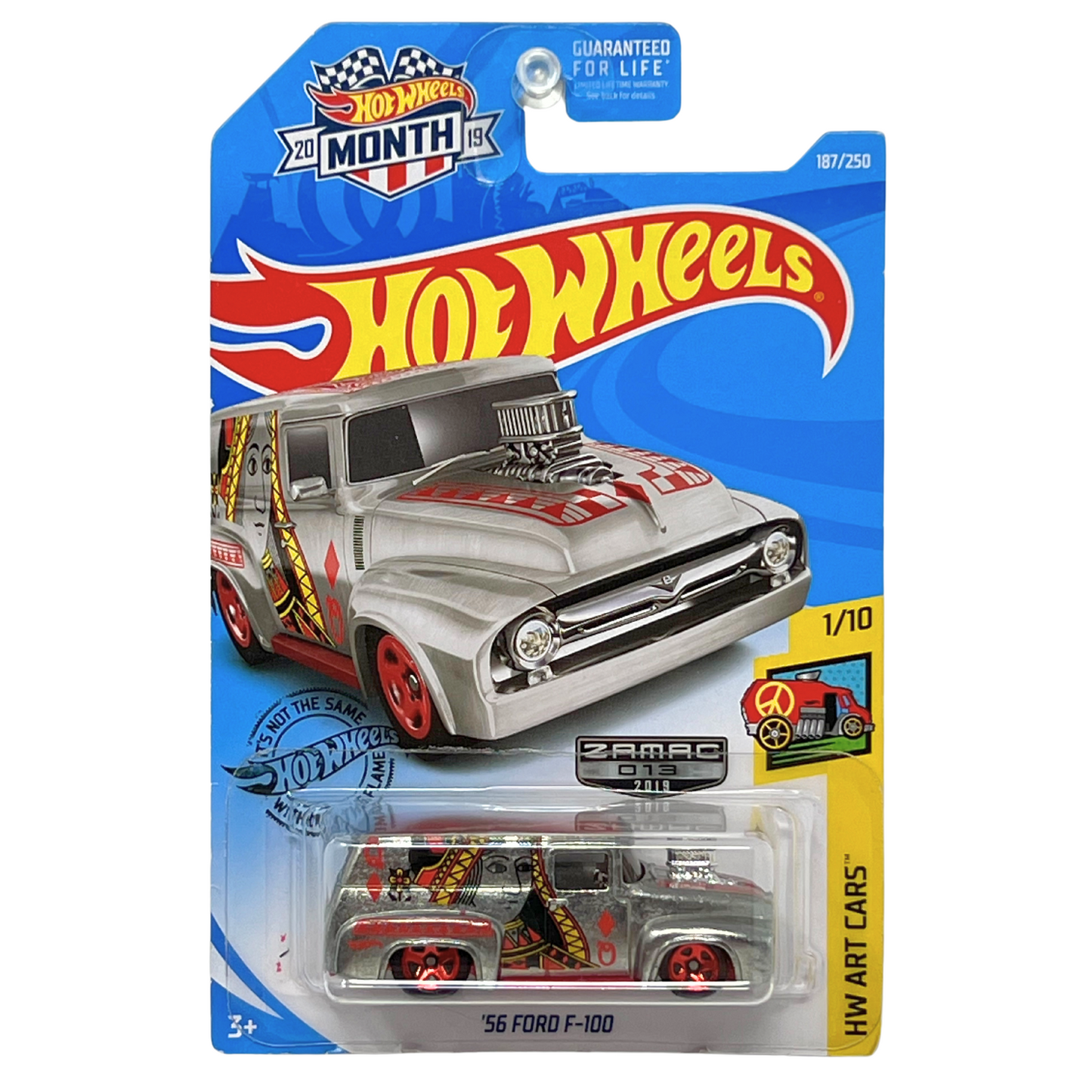 Hot Wheels Zamac HW Art Cars '56 Ford F-100 Truck 1:64 Diecast