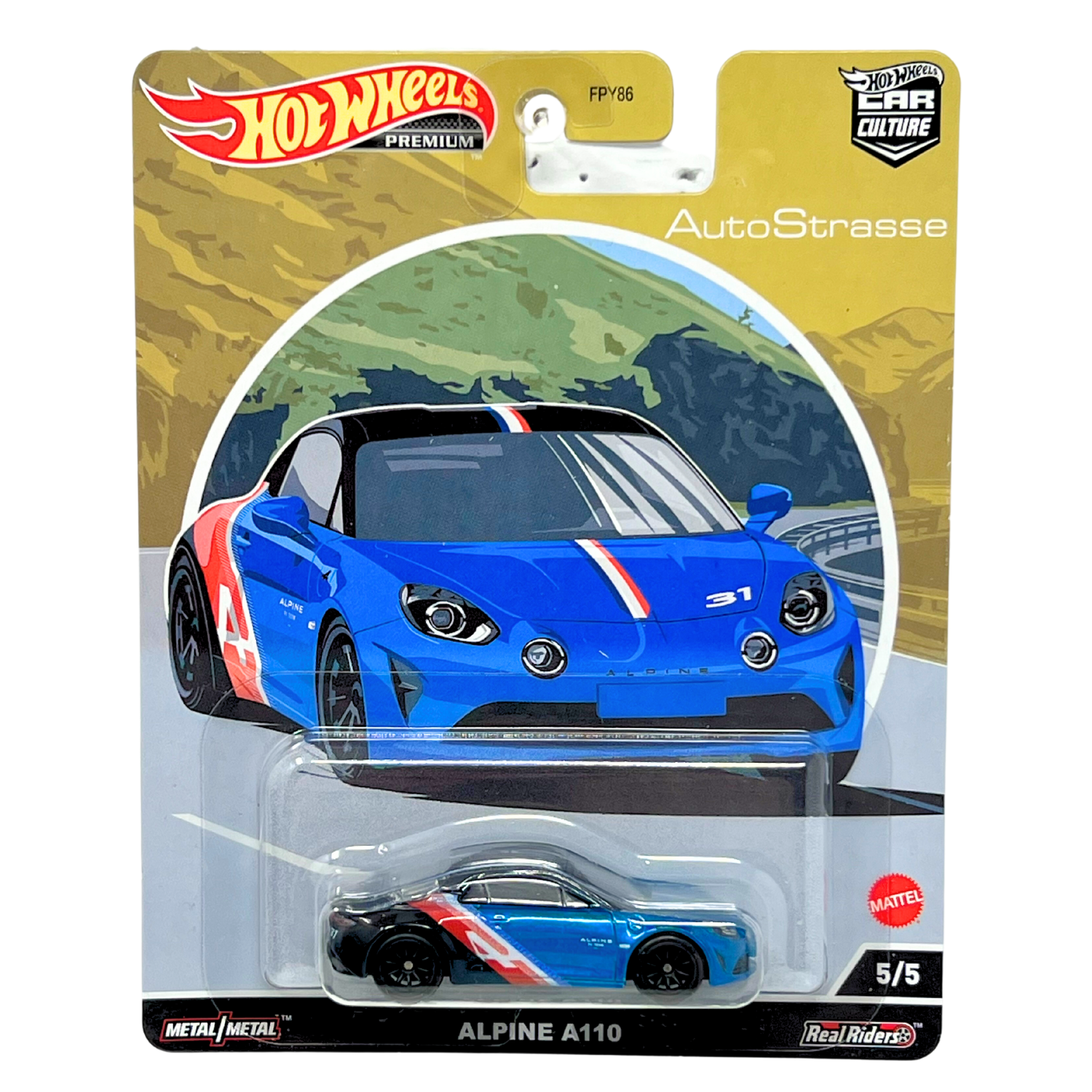 autostrasse spielzeug Hot Wheels Premium AutoStrasse Alpine A110 1:64 Diecast – Wheelers n