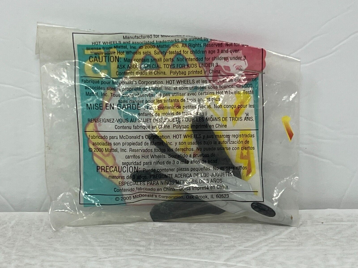 McDonalds Happy Meal Hot Wheels Airplane Vehicle w/ Stickers 1:64 Diecast