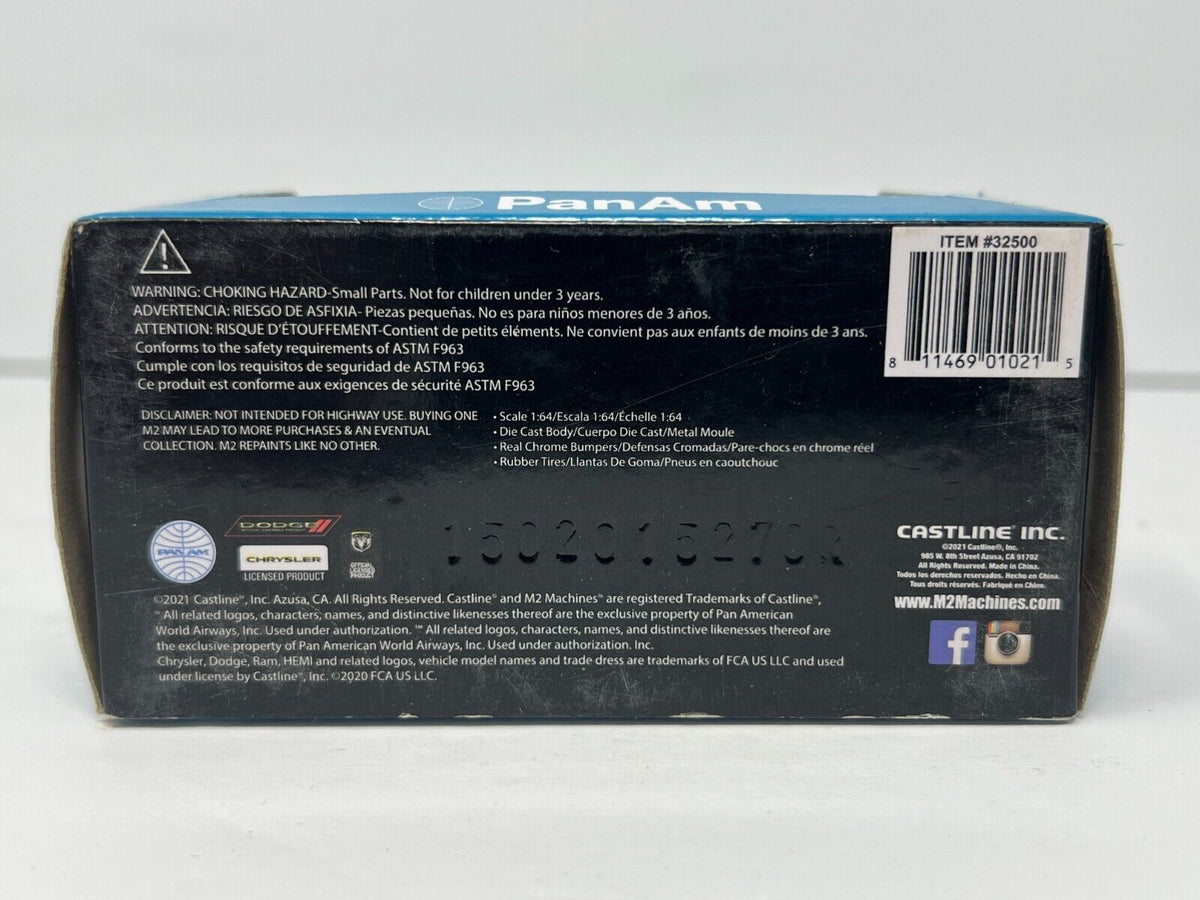M2 Machines Pan Am 1964 Dodge A100 Panel Van R64 1:64 Diecast