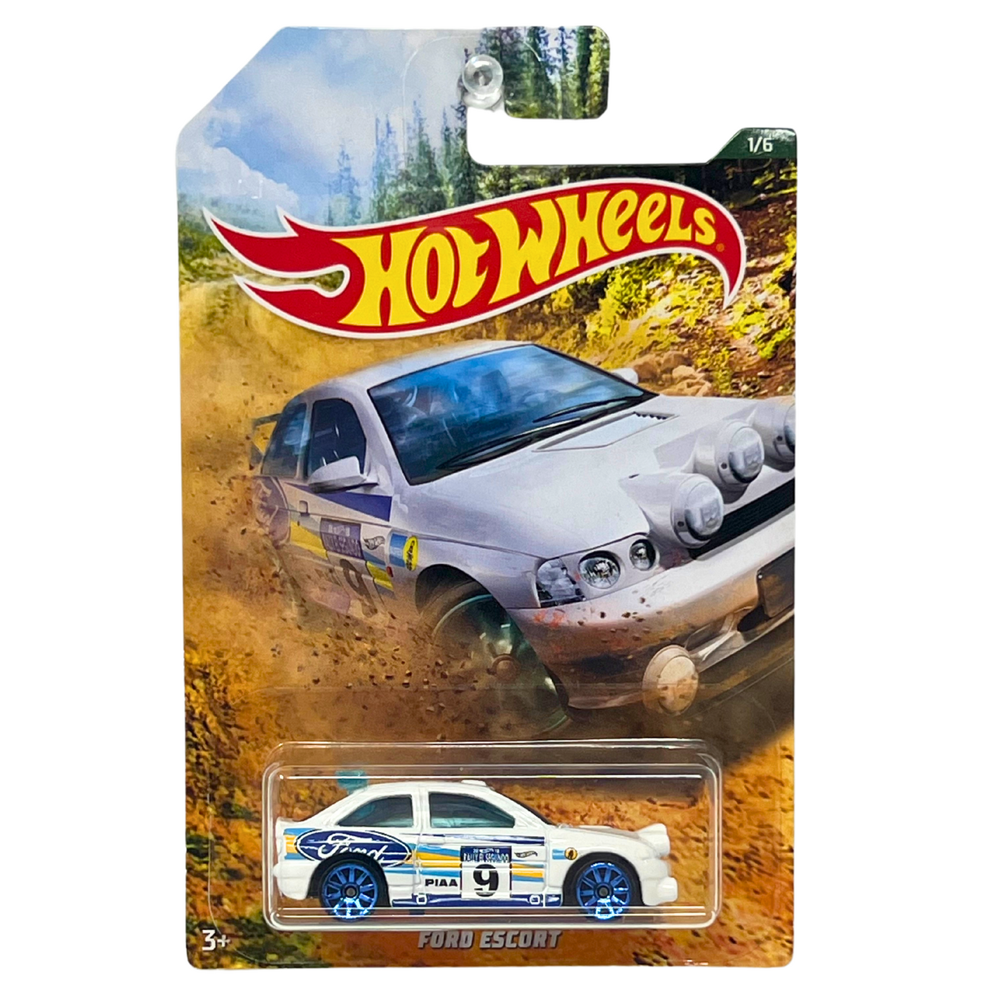Hot Wheels Rally Ford Escort Rally Car 1:64 Diecast