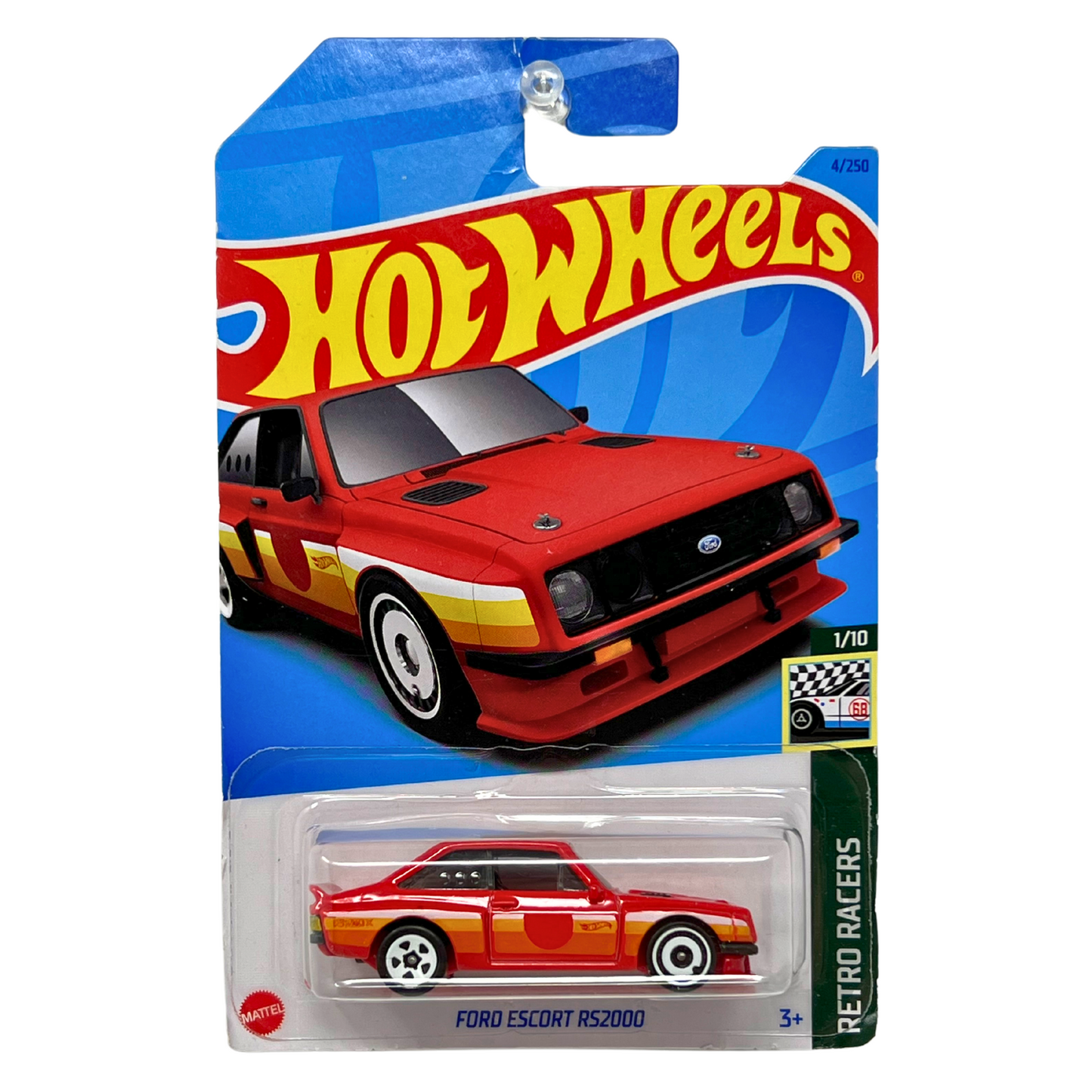 Hot Wheels Retro Racers Ford Focus RS2000 Rally Car 1:64 Diecast Red