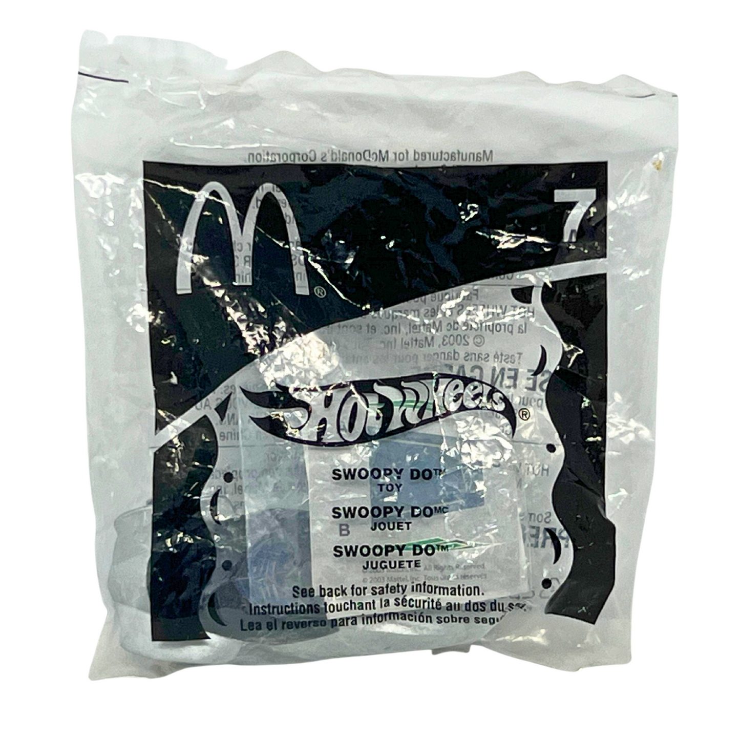 McDonalds Happy Meal Hot Wheels Swoopy Do 1:64 Diecast