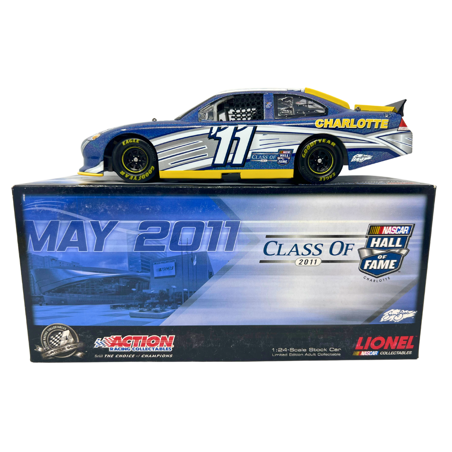 Lionel Racing Nascar #11 Bud Moore NHOF Class of 2011 Ford Fusion 1:24 Diecast