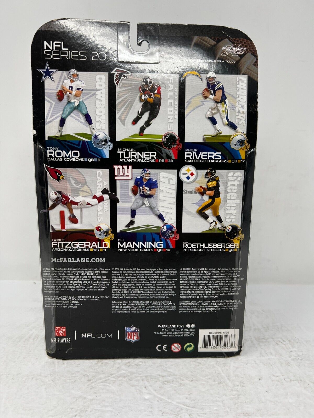 McFarlane NFL Eli Manning New York Giants Series 20 Action Figure