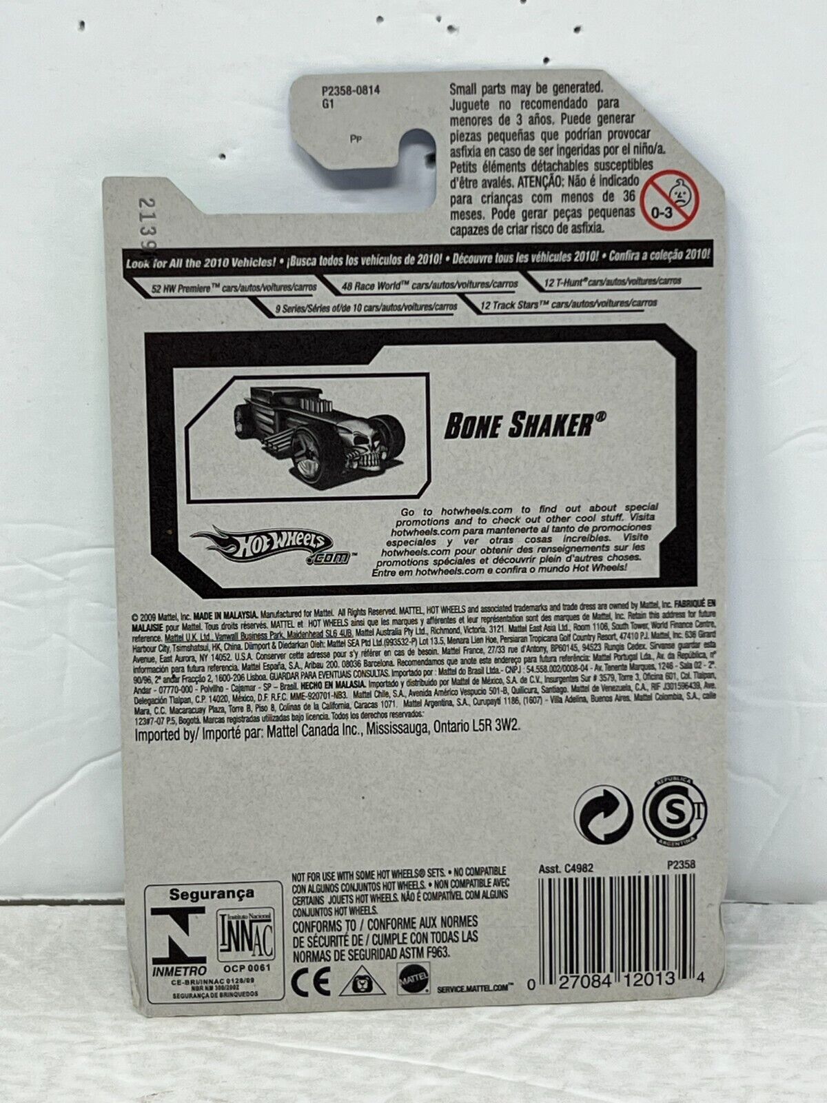 Hot Wheels Treasure Hunts 2009 Bone Shaker Fantasy Cars 1:64 Diecast