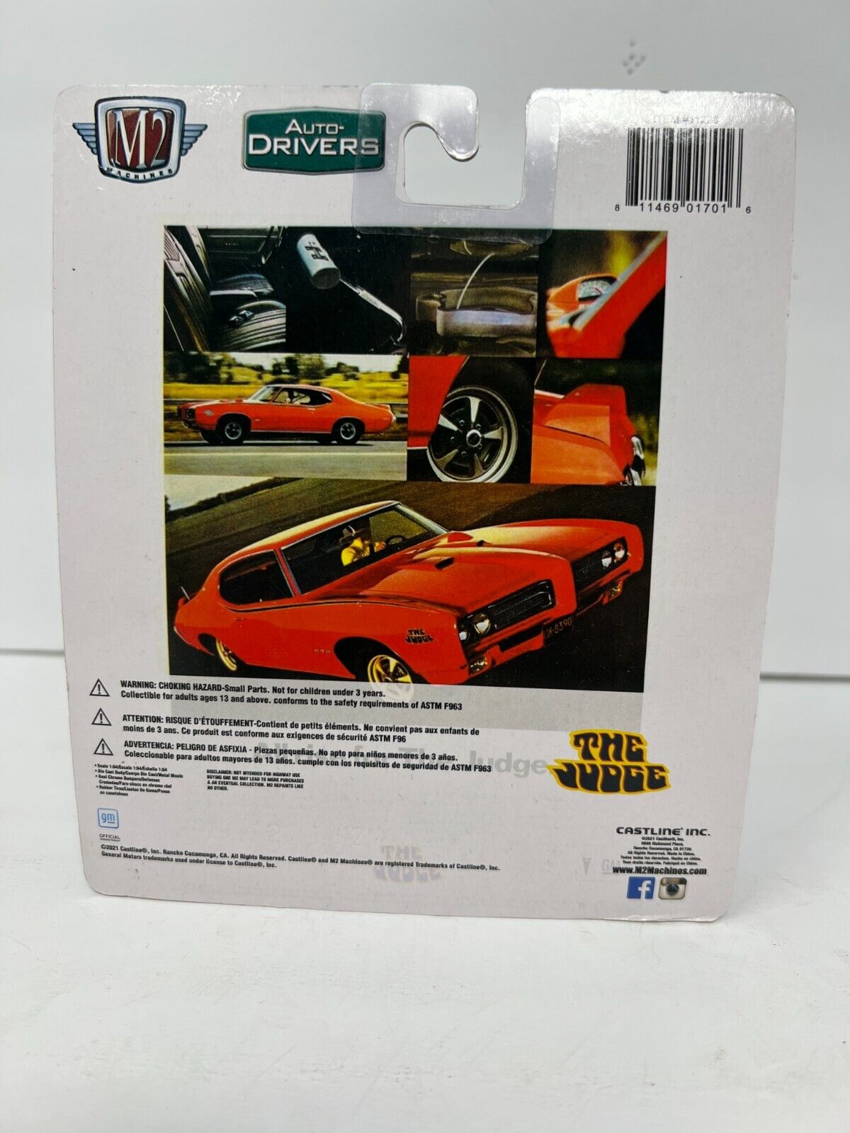M2 Machines The Judge 1969 Pontiac GTO Judge R80 1:64 Diecast