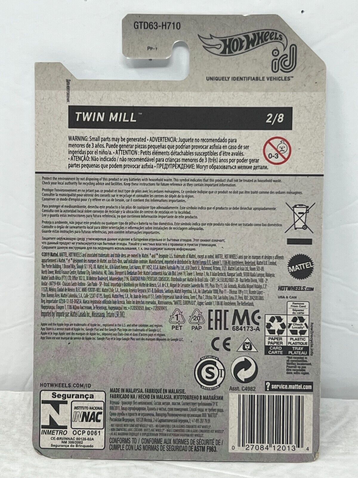 Hot Wheels id Twin Mill 1:64 Diecast