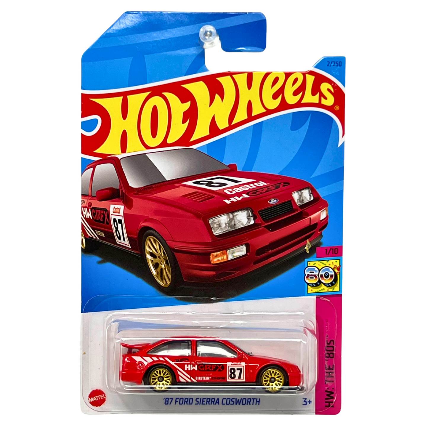 Hot Wheels HW The 80s '87 Ford Sierra Cosworth Rally Car 1:64 Diecast