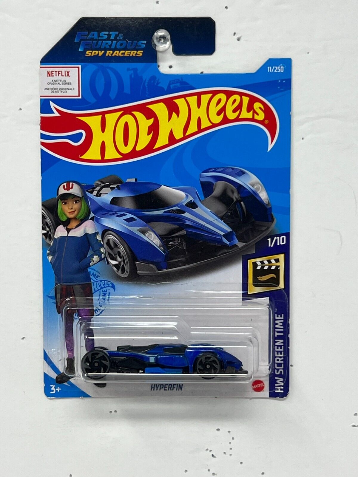 Hot Wheels HW Screen Time Fast & Furious Spy Racers Hyperfin 1:64 Diecast