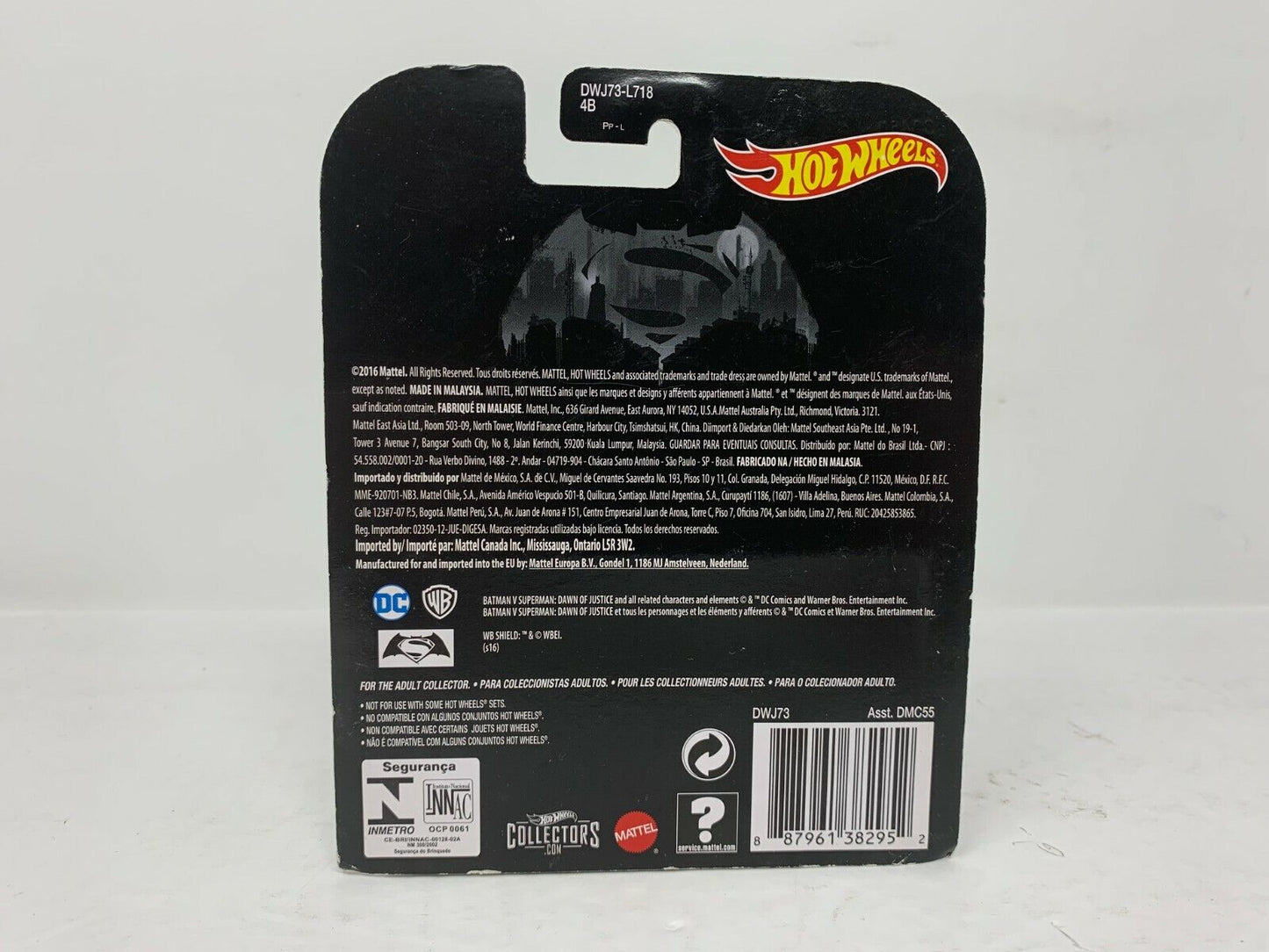 Hot Wheels Retro Entertainment Batman v Superman Batwing POP Culture 1:64 Diecast