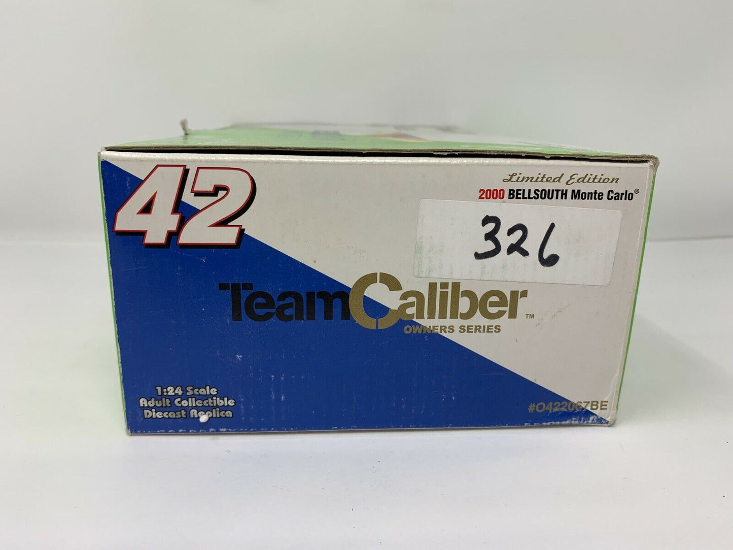 Team Caliber Owners Series Nascar #42 Kenny Irwin BellSouth Monte Carlo 1:24 Diecast