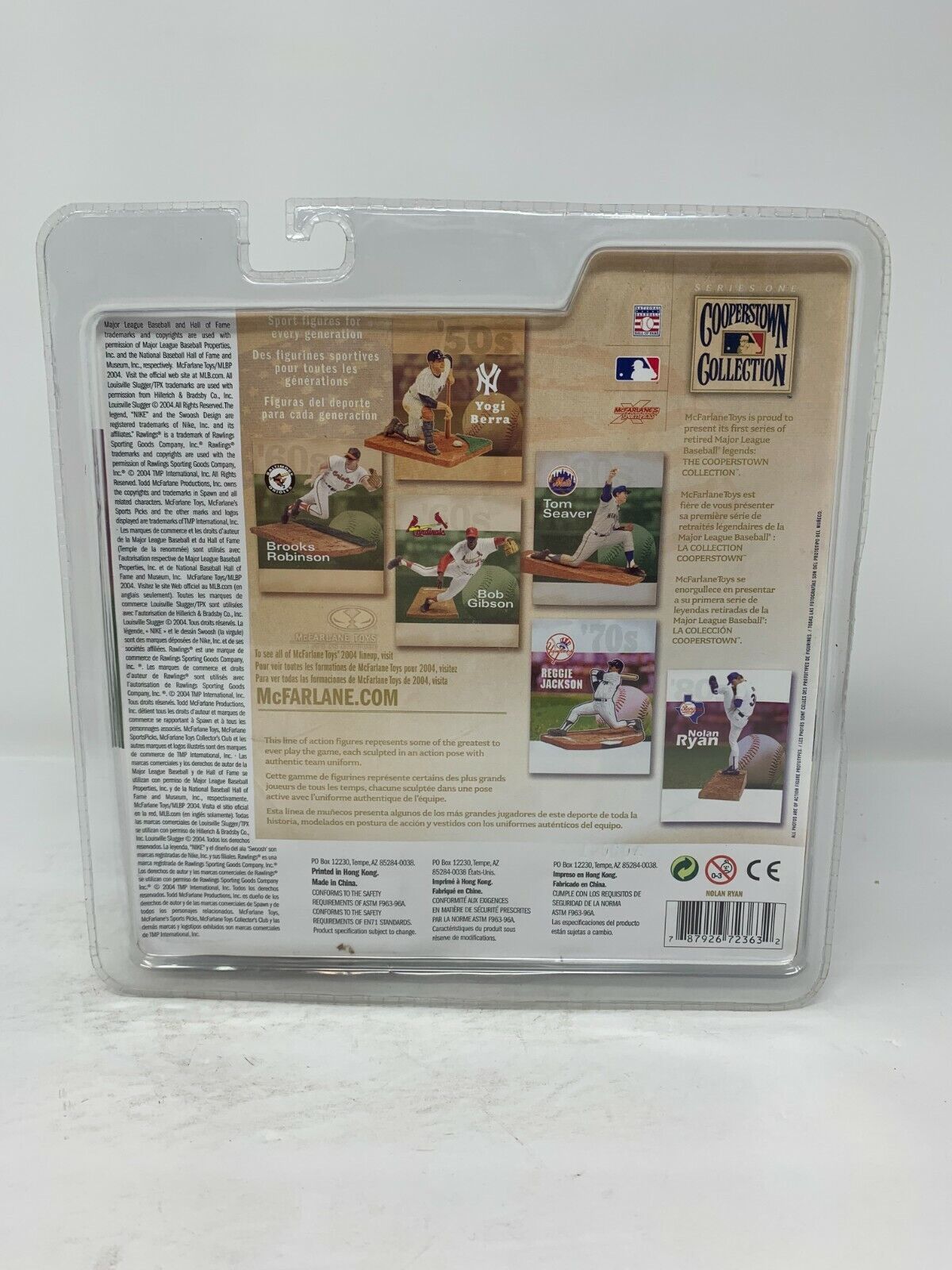 McFarlane MLB 1 Nolan Ryan Texas Rangers Cooperstown Collection Series 1 Figurine