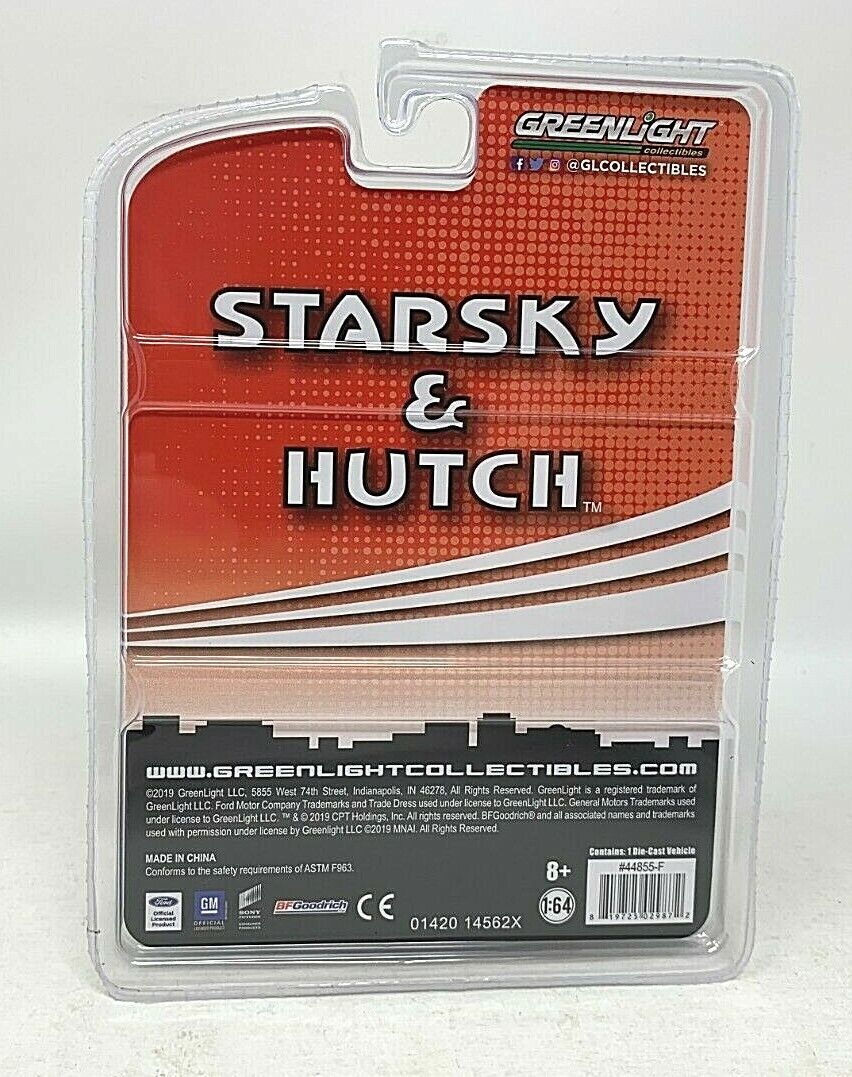 Greenlight Hollywood Starsky & Hutch 1976 Ford Gran Torino 1:64 Diecast