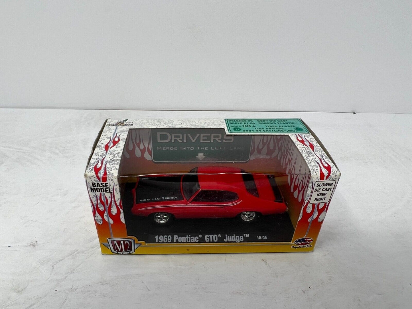 M2 Machines Auto-Drivers 1969 Pontiac GTO Judge 1:64 Diecast