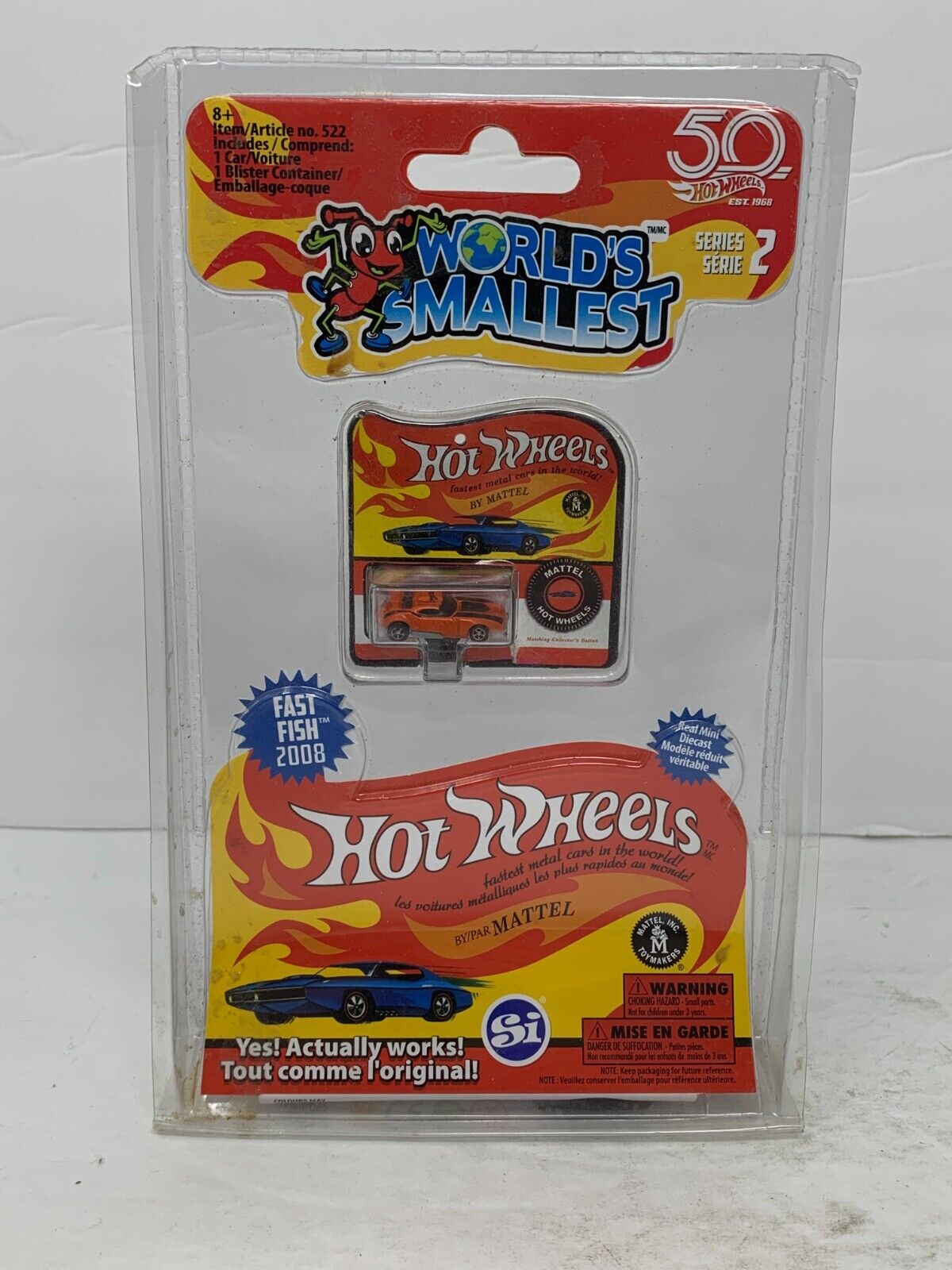 Hot Wheels World's Smallest Series 2 2008 Fast Fish Diecast