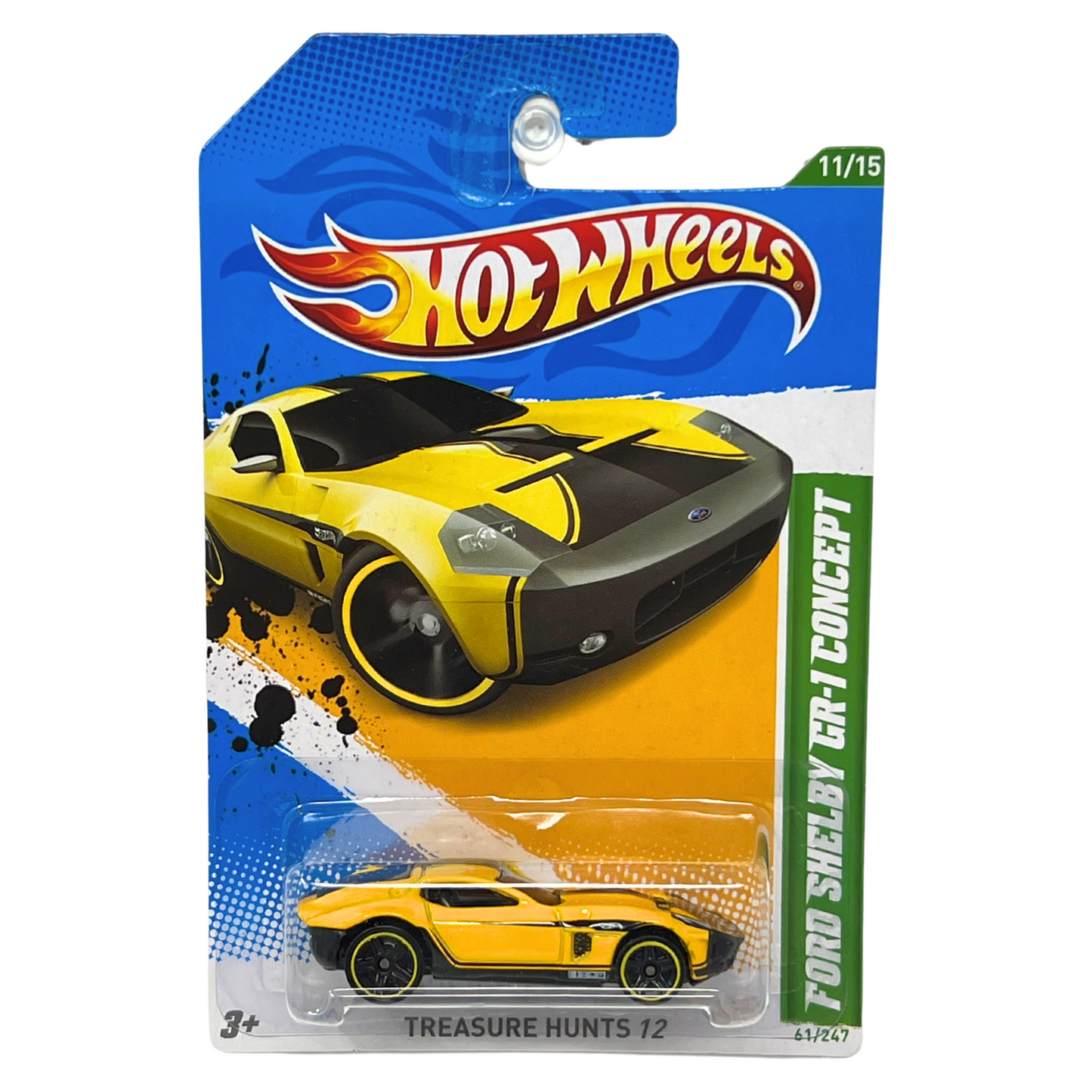 Hot Wheels Treasure Hunt 12 Ford Shelby GR-1 Concept Muscle Car 1:64 Diecast