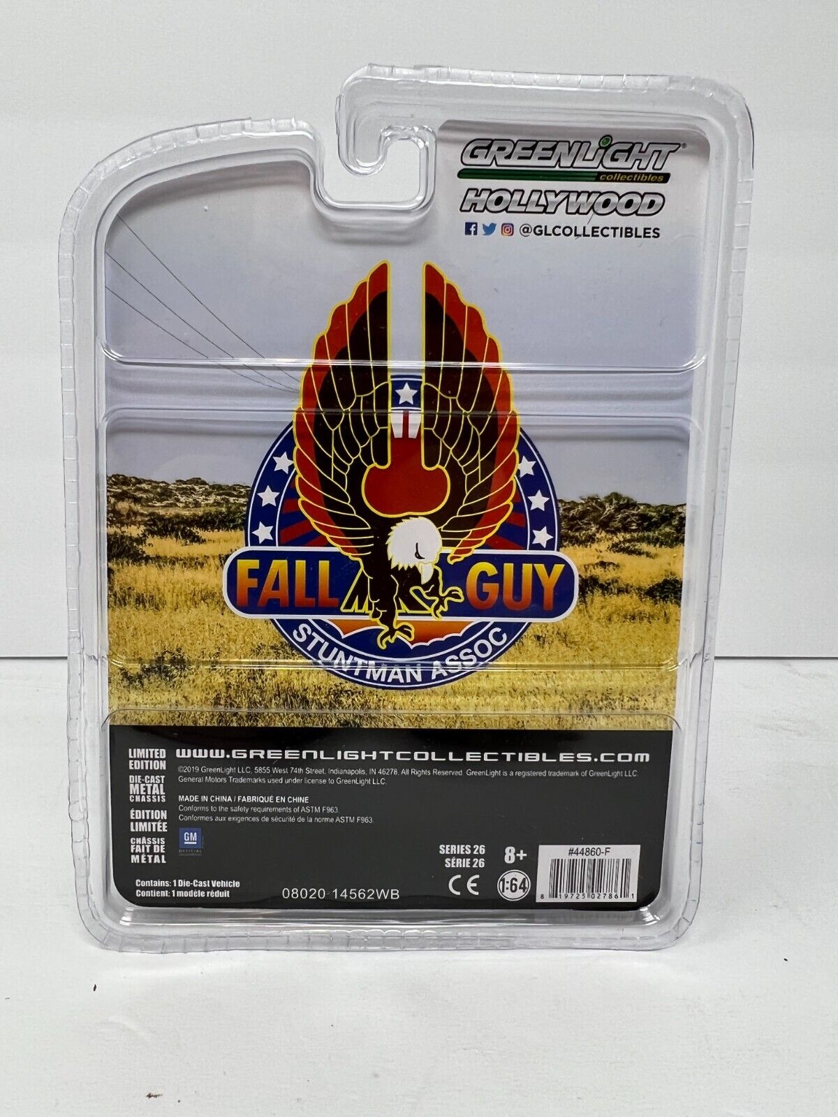 Greenlight Hollywood Rides Fall Guy 1982 GMC K-2500 1:64 Diecast