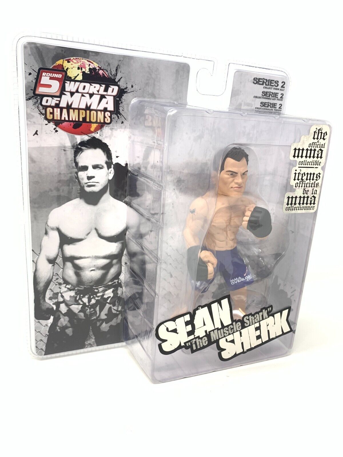 Round 5 UFC Sean “The Muscle Shark” Sherk World of MMA (WOMMA) Action Figure