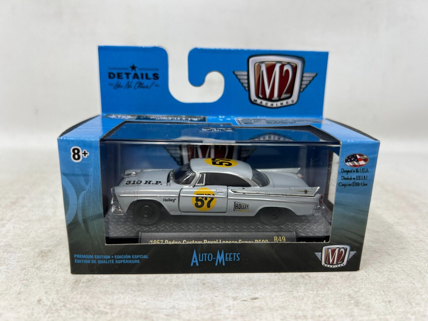 M2 Machines Auto-Meets 1957 Dodge Custom Royal Lancer Super D500 1:64 Diecast