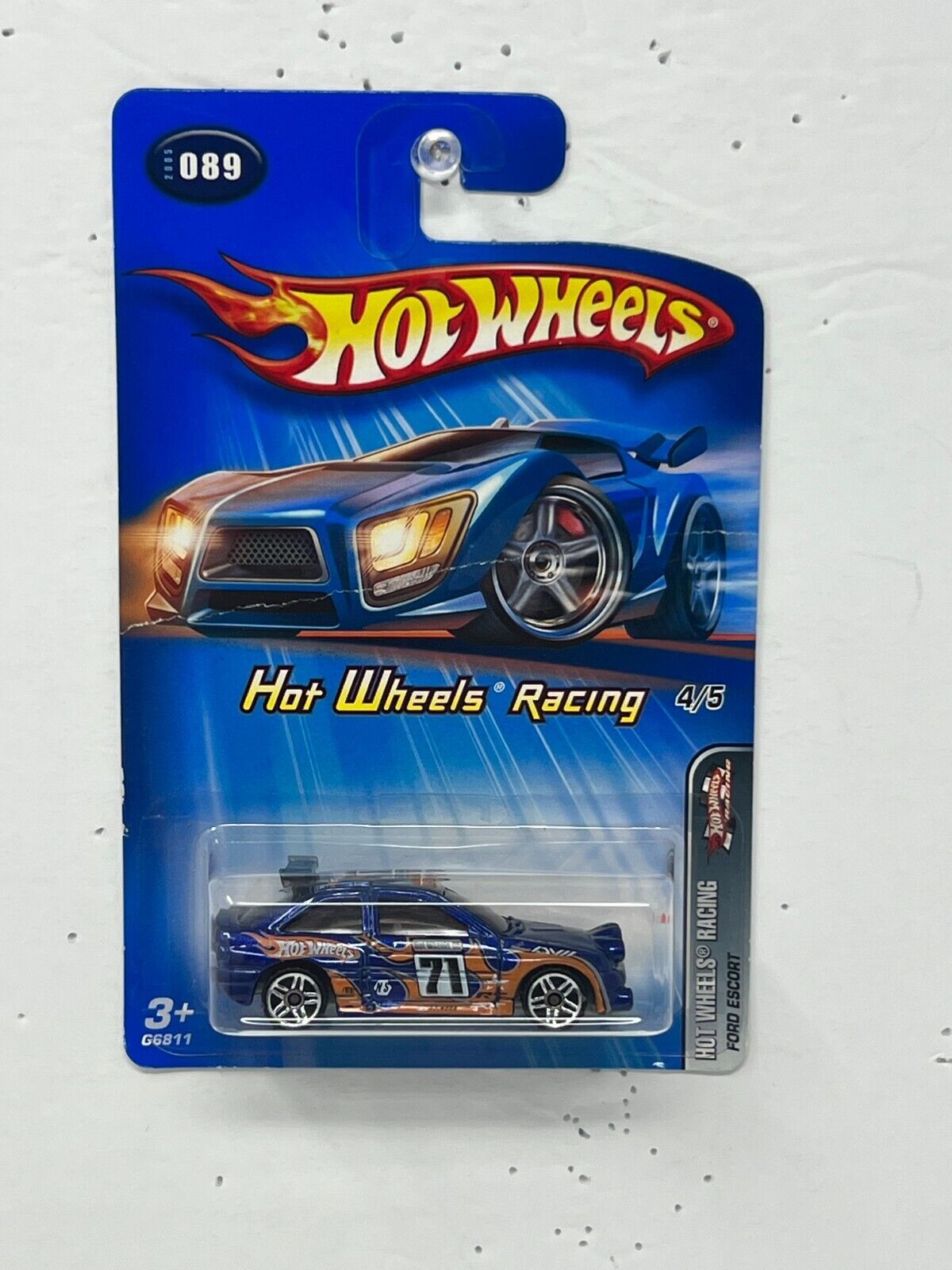 Hot Wheels Racing Ford Escort Rally Car 1:64 Diecast