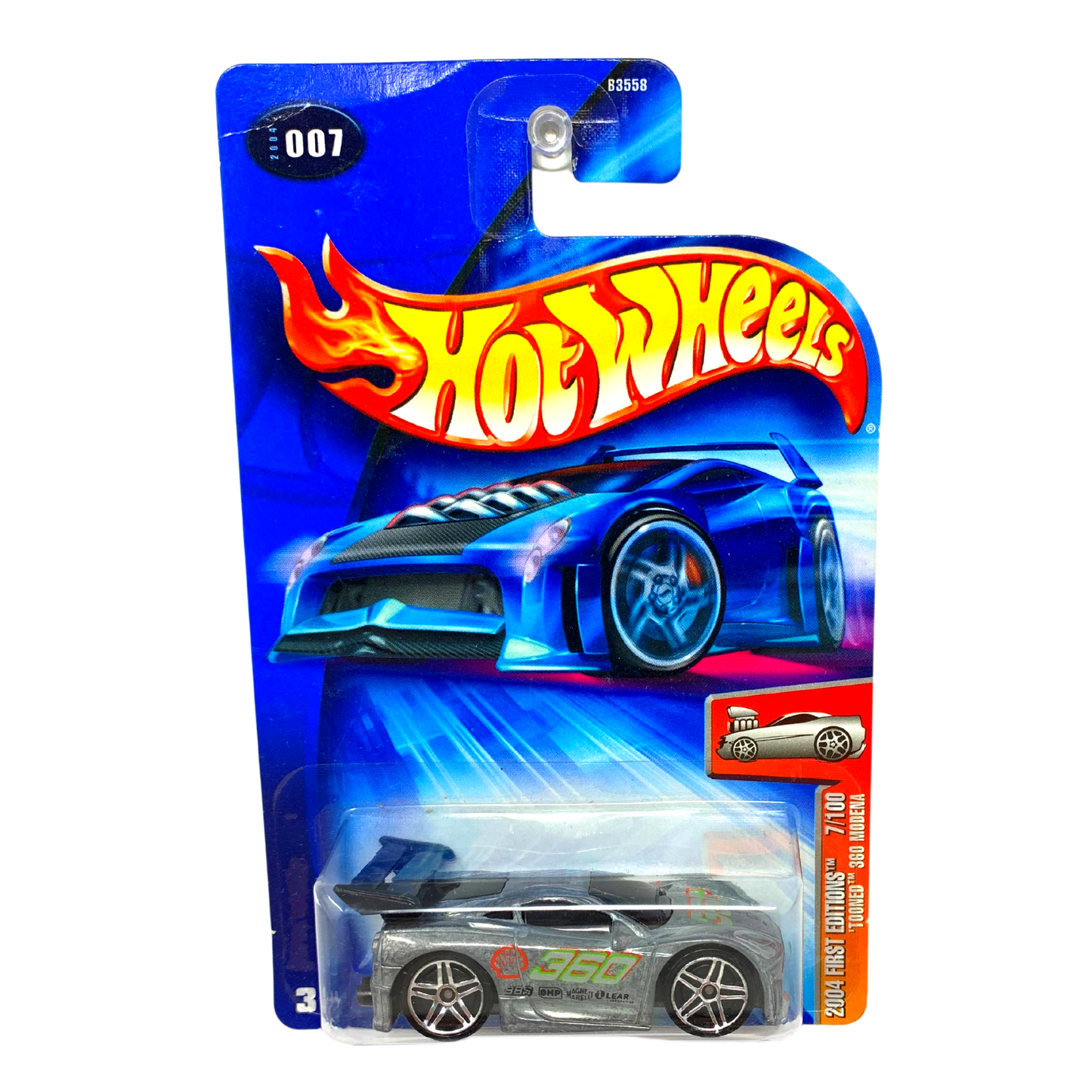 Hot Wheels 2004 First Editions Zamac 'Tooned 360 Modena 1:64 Diecast